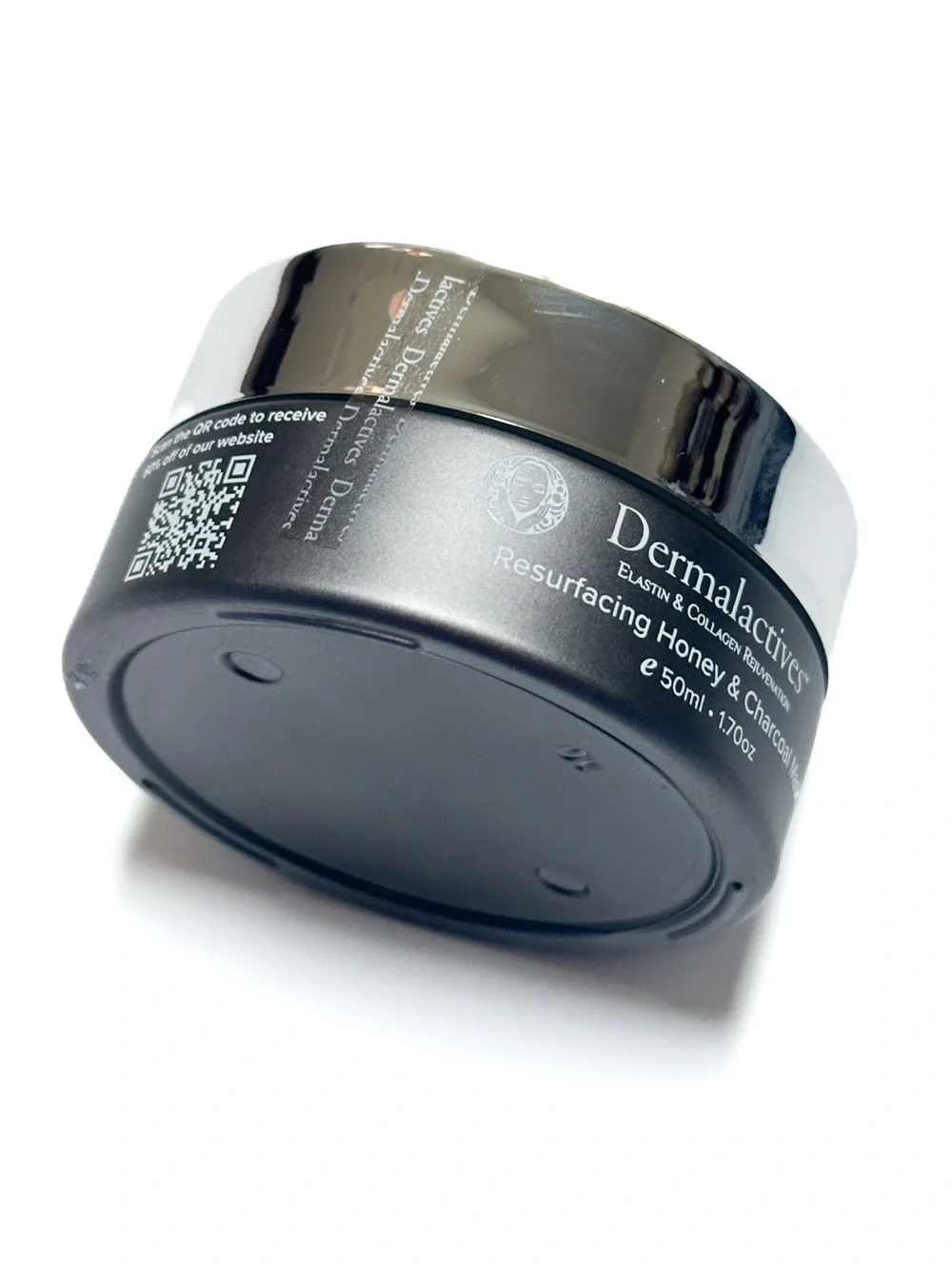 Dermalactives Resurfacing Honey and Charcoal Mask Full Size 50ml Detoxifying NWT